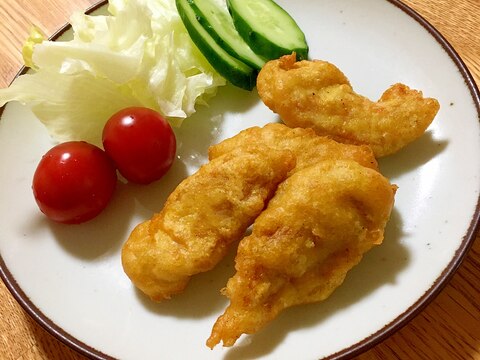 お弁当にも！鶏むね肉のカレー揚げ